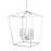 Norwell Lighting 6 Light Large Cage Pendant, Polished Nickel - 1082-PN-NG