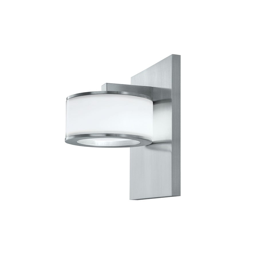 Norwell Lighting Timbale LED 1 Light 5.50" Sconce, Brushed Aluminum - 1125-BA-AC