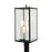 Norwell Lighting Back Bay 3 Light Post Lantern, Matte Black - 1152-MB-CL