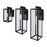 Norwell Lighting Capture Outdoor 1 Light Sconce, Matte Black