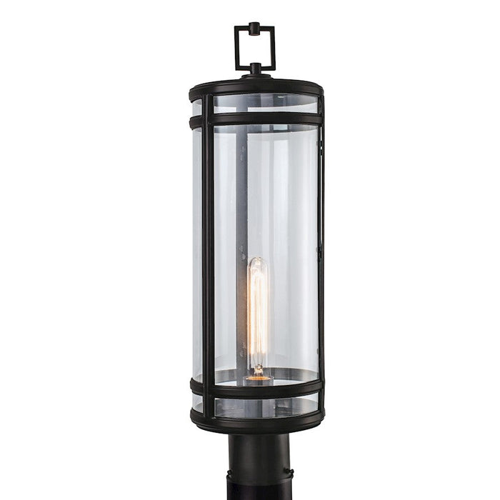 Norwell Lighting New Yorker 1 Light Outdoor 24" Sconce, Black - 1192-ADB-CL