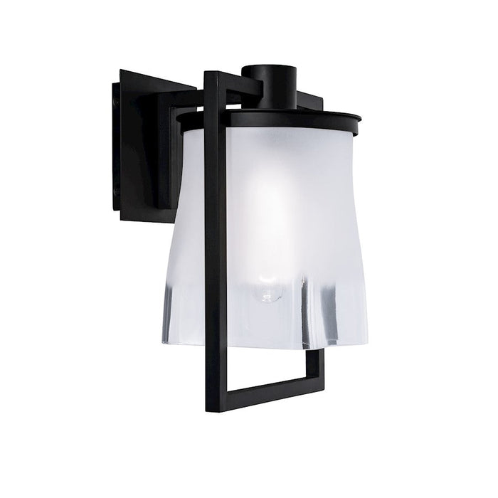 Norwell Lighting Drape 1 Light 13" Outdoor Sconce, Matte Black - 1195-MB-FR