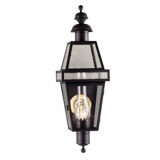 Norwell Lighting Beacon 1 Light Sconce, Black - 2283-BL-CL-SE