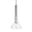 Norwell Lighting Funnel 1 Light Pendant, Polished Nickel - 5386-PN-CL