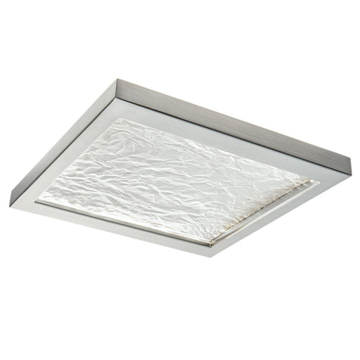 Norwell Lighting For-Square LED Flush Mount, Brushed Nickel - 5391-BN-WR