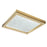 Norwell Lighting For-Square LED Flush Mount, Satin Brass - 5391-SB-WV