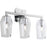 Norwell Lighting Gaia 3 Light Sconce, Chrome - 8163-CH-CL