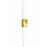 Norwell Lighting Ciro 2 Light Vanity Lighting, Satin Brass/Acrylic - 8187-SB-MA