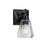 Norwell Lighting Arctic Bath Series 1 Light 5" Sconce, Black/Clear - 8281-ADB-CL