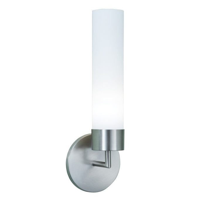 Norwell Lighting Sobe 1 Light Sconce, Brush Nickel - 8775-BN-MO