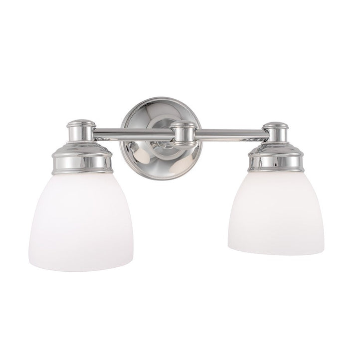 Norwell Lighting Spencer 2 Light Sconce, Chrome - 8792-CH-OP