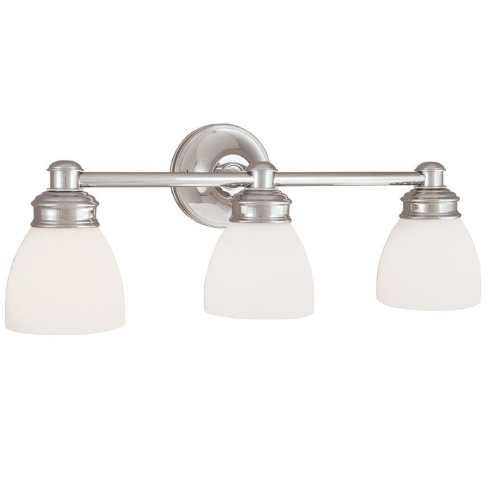 Norwell Lighting Spencer 3 Light Sconce, Chrome - 8793-CH-OP