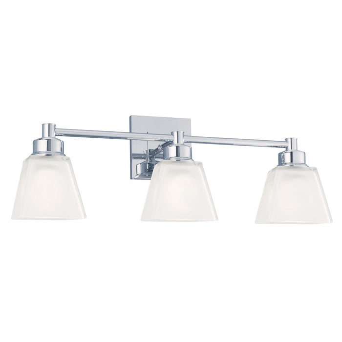 Norwell Lighting Matthew 3 Light Sconce, Chrome - 9637-CH-SQ