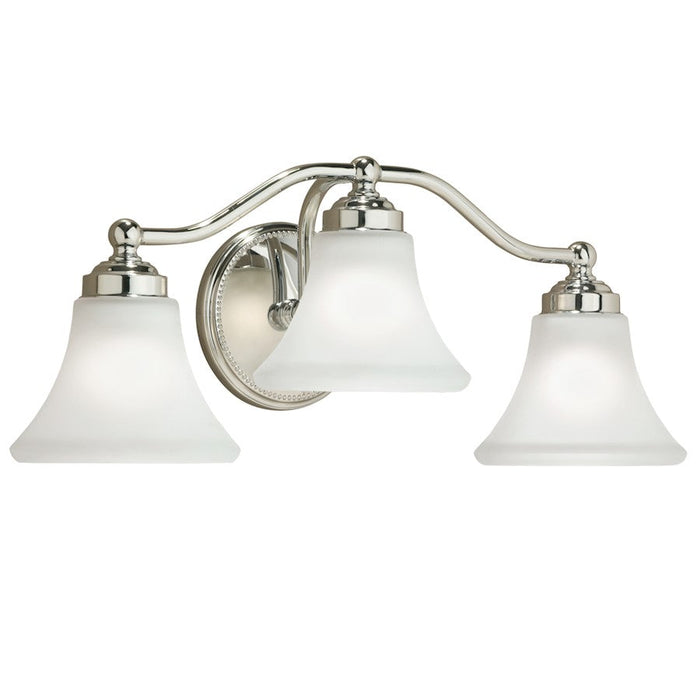 Norwell Lighting Soleil 3 Light Sconce, Chrome - 9663-CH-FL