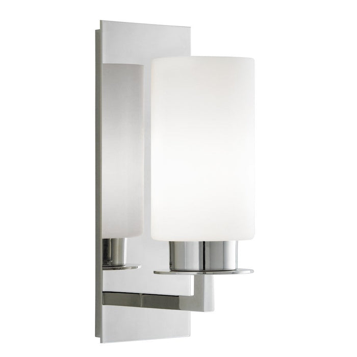 Norwell Lighting Jade 1 Light Sconce, Polish Nickel - 9670-PN-MO