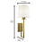 Norwell Lighting Maya Single 1 Light Sconce