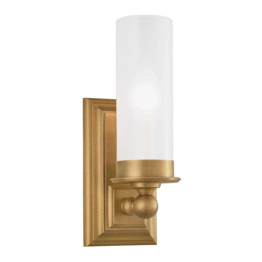 Norwell Lighting Richmond 1 Light Sconce, Aged Brass - 9730-AG-MO