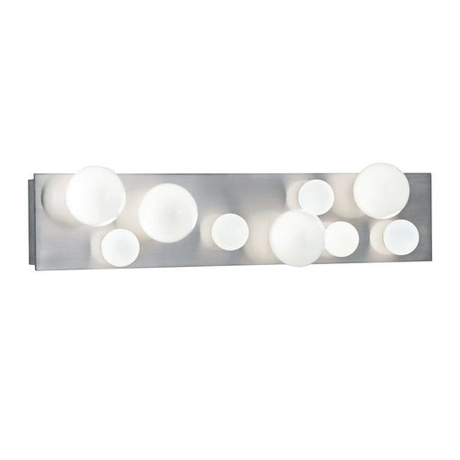 Norwell Lighting Hollywood 24" 9 Light Sconce, Brushed Nickel - 9745-BN-NG