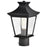 Nuvo Lighting Jasper 1 Light Outdoor Post Lantern, Black/Clear