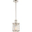 Nuvo Lighting Krys 1 Light Crystal Accent Mini Pendant Polished Nickel - 60-5764