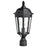 Nuvo Lighting East River 1 Light Outdoor Post Lantern, Black/Water