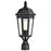 Nuvo Lighting East River 1 Light Outdoor Post Lantern, Black/Water