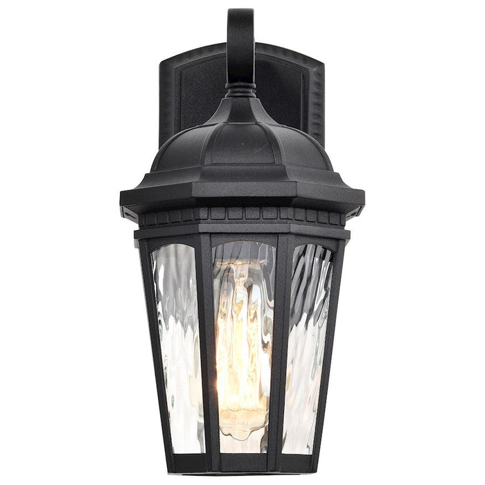 Nuvo Lighting East River 1 Lt Outdoor Wall Lantern, Black/Water