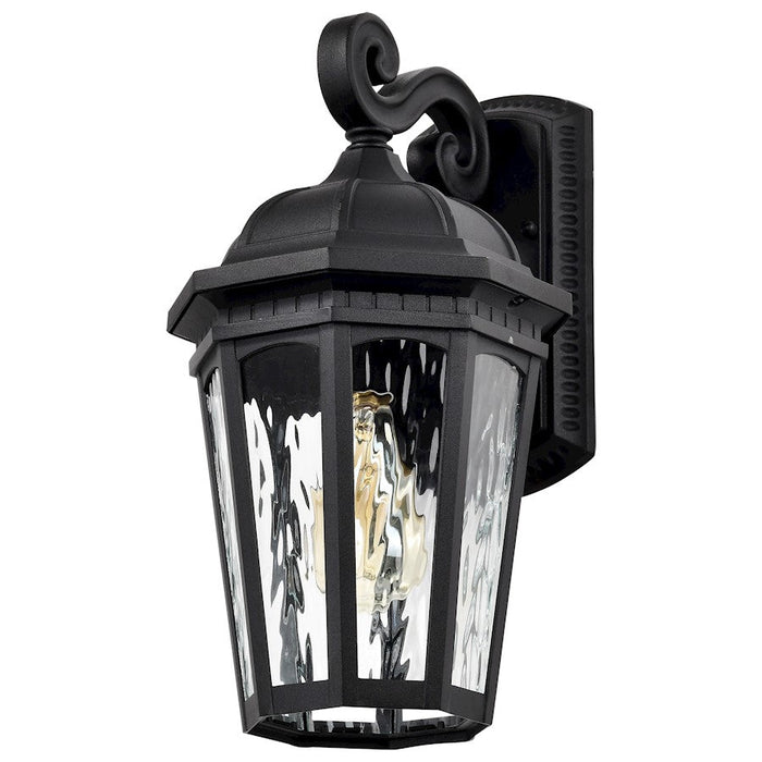 Nuvo Lighting East River 1 Lt Outdoor Wall Lantern, Black/Water