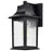 Nuvo Lighting Stillwell 1 Light Outdoor Small Wall Lantern, Black/Water