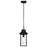 Nuvo Lighting Austen 1 Light Outdoor Hanging Lantern, Black/Water