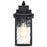 Nuvo Lighting Austen 1 Lt Outdoor Wall Lantern, Black/Water