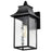 Nuvo Lighting Austen 1 Lt Outdoor Wall Lantern, Black/Water