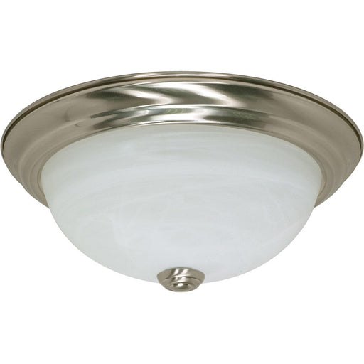 Nuvo Lighting 2 Light 11" Flush Mount Alabaster Glass - 60-6000