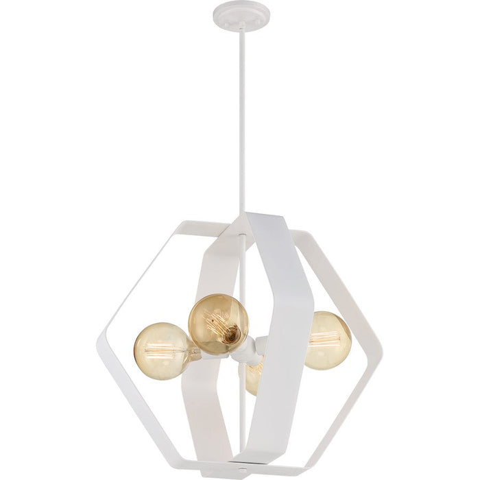 Nuvo Lighting Zen 1 Light 24" Pendant White - 60-6397