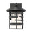 Nuvo Lighting Lansing 1 Light 10" Wall Lantern, Etched/Textured Black - 60-6401