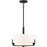 Nuvo Lighting Frankie 3 Light 14" Pendant, Cream Shade/Frosted/Bronze - 60-6543