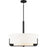 Nuvo Lighting Frankie 4 Light 24" Pendant, Cream Shade/Frosted/Bronze - 60-6544