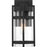 Nuvo Lighting Tofino 1 Light Lantern, Black/Clear Seeded Glass