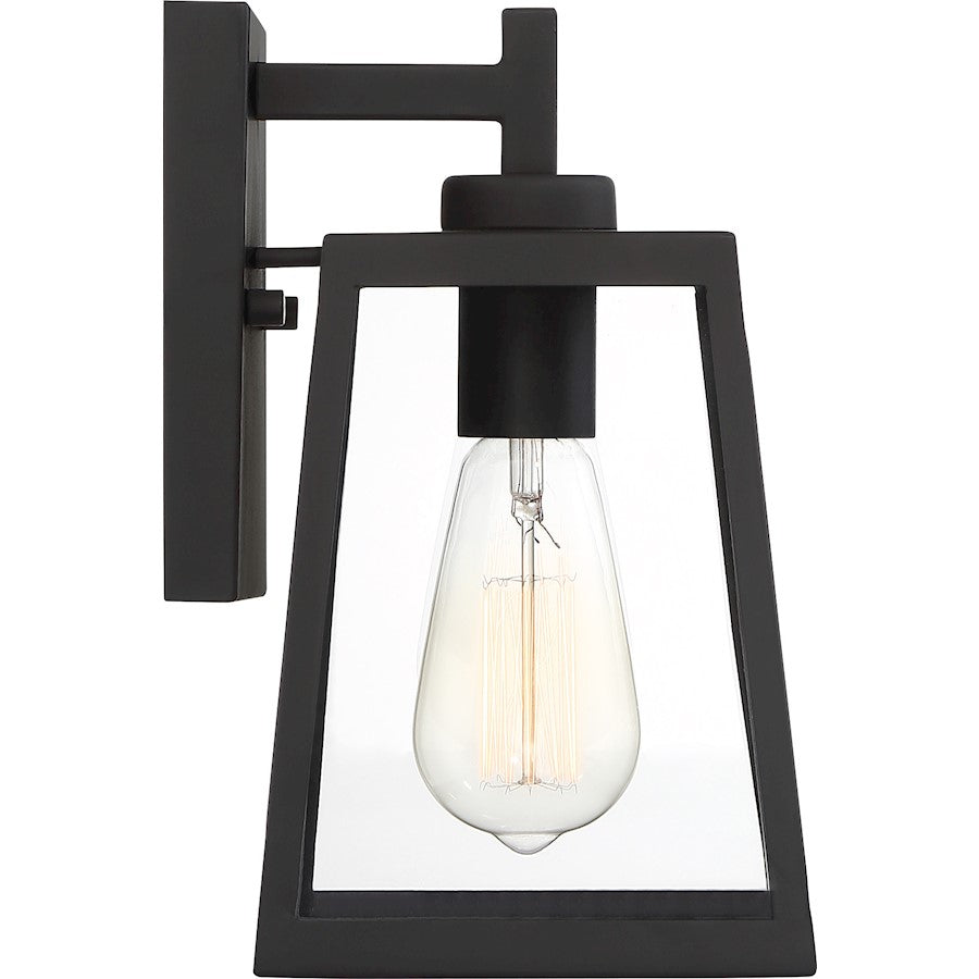 Nuvo Lighting Halifax 1 Light Small Lantern, Matte Black/Clear Glass