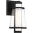 Nuvo Lighting Anau 1 Light Lantern, Black/Etched Opal/Clear