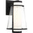 Nuvo Lighting Anau 1 Light Lantern, Black/Etched Opal/Clear