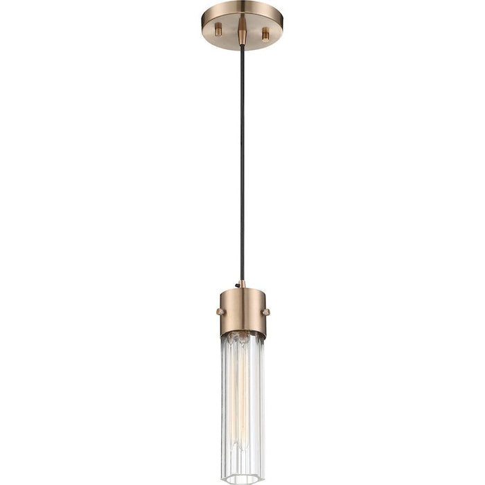 Nuvo Lighting Eaves 1 Light Pendant, Copper Brushed Brass