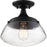 Nuvo Lighting Kew 1 Light Semi Flush Fixture