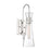 Nuvo Lighting Bahari 1 Light Sconce, Clear Glass, Polished Nickel - 60-6867