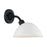 Nuvo Lighting South Street 1 Light 10" Sconce, White/Textured Black - 60-6903