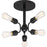 Nuvo Lighting Faraday 6 Light Semi Flush Fixture