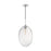 Nuvo Lighting Aria 1 Light 23" Pendant, Seeded Glass, Polished Nickel - 60-7038