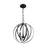 Nuvo Lighting Pendleton 3 Light Pendant, Matte Black - 60-7067