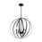 Nuvo Lighting Pendleton 6 Light Pendant, Matte Black - 60-7068