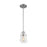 Nuvo Lighting Skybridge 1 Light Mini Pendant, Clear, Brushed Nickel - 60-7116